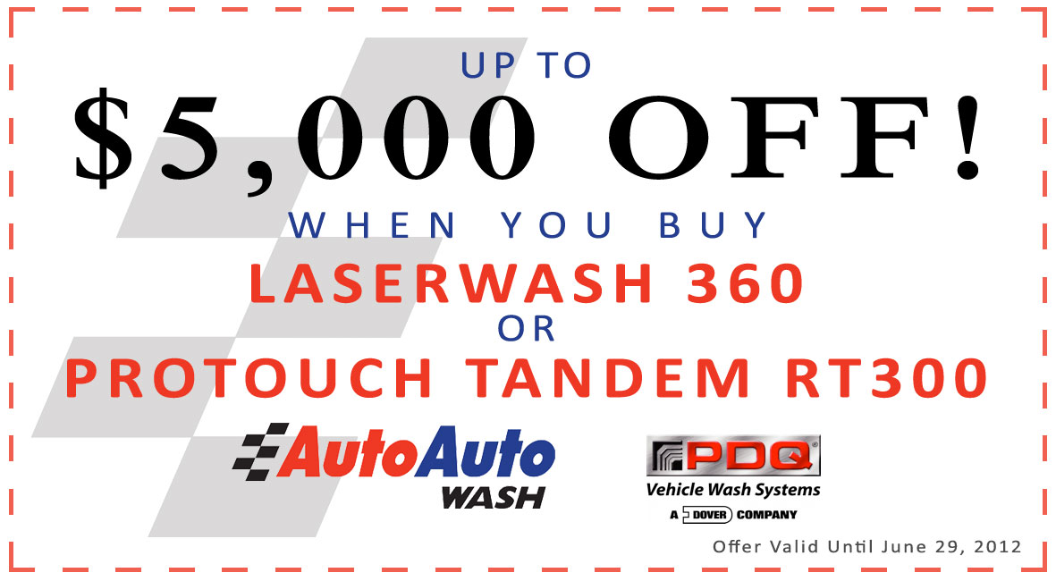 Save 5,000 on a wash! AutoAuto Wash